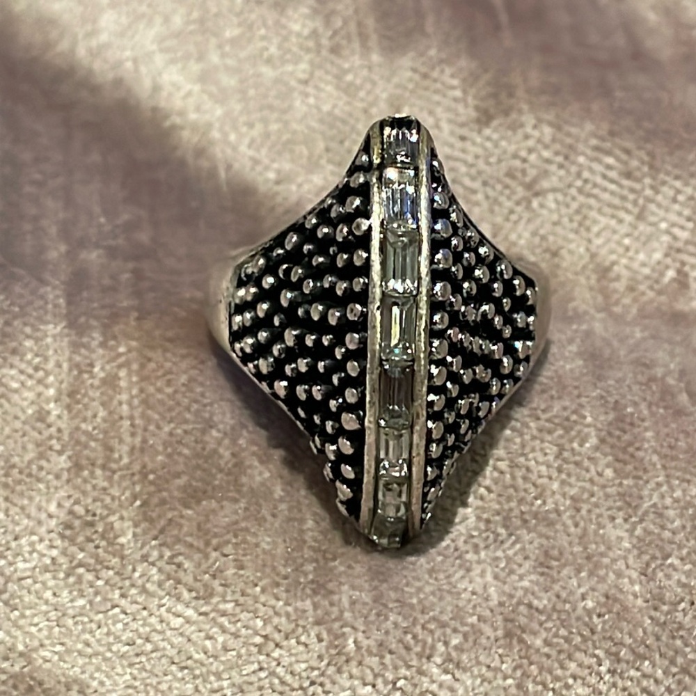 Unique Vintage Brutalist Ring size 9